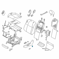 OEM 2013 Infiniti M37 Knob Switch Front Seat RECLINING LH Diagram - 87063-1ME2A