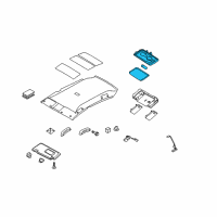 OEM 2008 Nissan Versa Lamp Assembly-Room Diagram - 26410-EL00A