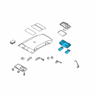 OEM 2009 Nissan Versa Lamp Assembly-Map Diagram - 26430-EM30A