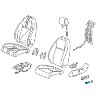 OEM 2019 Honda Civic Knob *NH900L* (A) (DEEP BLACK) Diagram - 81651-SDB-A71A2