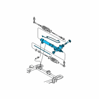 OEM 2004 Pontiac Grand Prix Gear Kit, Steering (Remanufacture) Diagram - 19330424