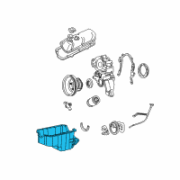 OEM 2001 Ford F-150 Oil Pan Diagram - 3L3Z-6675-CA