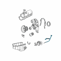 OEM 1997 Ford F-150 Tube Assembly Diagram - F75Z-6754-EB