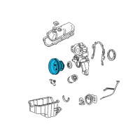 OEM Ford E-250 Damper & Pulley Diagram - 3L3Z-6B321-AA