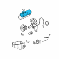 OEM Ford E-150 Econoline Valve Cover Diagram - F7UZ-6582-CD