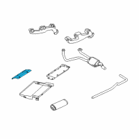 OEM Dodge B2500 Exhaust Heat Shield Diagram - 4401491