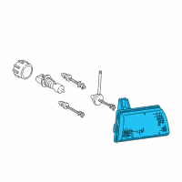 OEM 1998 Ford E-150 Econoline Composite Assembly Diagram - 6C2Z-13008-BA