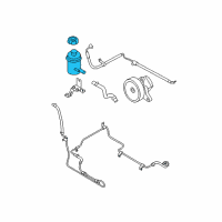 OEM 2008 Kia Sorento Reservoir Assembly-Power Diagram - 571503E100DS