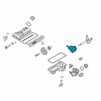 Genuine Chevrolet Camaro Oil Pump Repair Kit diagram