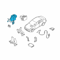 OEM 2003 Infiniti G35 ABS Control Module Diagram - 47660AM400