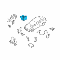 OEM Infiniti G35 Actuator Assy-Anti Skid Diagram - 47660-AM620