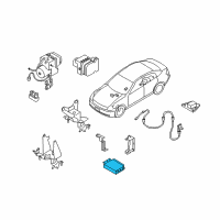 OEM 2004 Infiniti G35 Module Assembly - Anti SKID Diagram - 47851-AM401