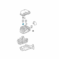 OEM Chevrolet Cruze Limited Maxi Fuse Diagram - 19116359