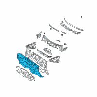 OEM 2002 Toyota RAV4 Dash Panel Diagram - 55101-42350