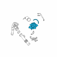 OEM 2005 Ford F-250 Super Duty Turbocharger Diagram - 4C3Z-6K682-CDRM