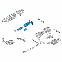 OEM Kia Optima Pad U Diagram - 28600D5750