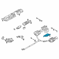 OEM 2018 Hyundai Sonata Protector-Heat Rear, LH Diagram - 28795-C1000