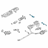 OEM Kia Optima Support Assembly-Hanger Diagram - 28785C1000