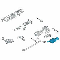 OEM Kia Optima Pad U Diagram - 28710D5550