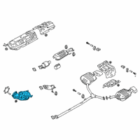 OEM Kia Optima Catalyst Case Assembly Diagram - 285302BLK0