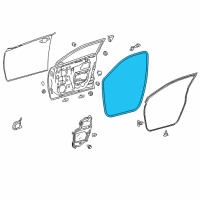 OEM Toyota C-HR Weatherstrip On Body Diagram - 62312-F4010