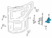 OEM Ford F-150 SOCKET ASY Diagram - ML3Z-13410-C