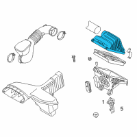 OEM 2014 Kia Optima Cover-Air Cleaner Diagram - 281113Q200