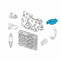 OEM Chevrolet Silverado 2500 HD Ignition Coil Diagram - 12619161