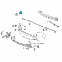 OEM 2017 Acura RDX Sensor Assembly, Parking (White Diamond Pearl) Diagram - 39680-TX4-A01ZG