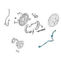 OEM 2014 Hyundai Accent Tube-Hose To Rear Brake, LH Diagram - 58742-1R000