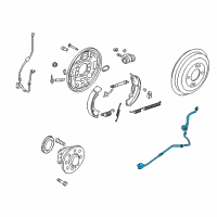 OEM 2013 Hyundai Accent Tube-Hose To Rear Brake, LH Diagram - 58742-1R000