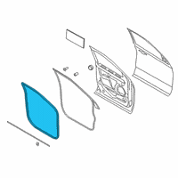 OEM 2019 Ford Expedition Weatherstrip On Body Diagram - JL1Z-7820708-A