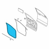 OEM 2018 Lincoln Navigator Weatherstrip On Body Diagram - JL1Z-7820708-A