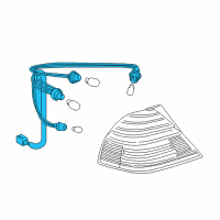 OEM 2004 Toyota Avalon Socket & Wire Diagram - 81555-07030