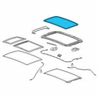 OEM 2019 Buick Regal TourX Weatherstrip Diagram - 13232870
