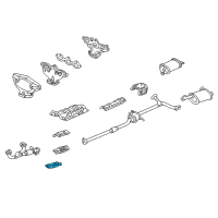 OEM 1996 Honda Accord Cover (Lower) Diagram - 18181-P0G-A00