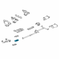 OEM 2000 Honda Accord Converter Diagram - 18160-P8C-A10