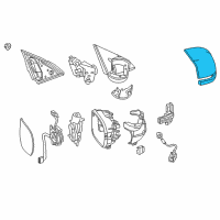 OEM 2019 Honda CR-V Cap, Driver Side Skull (Platinum White Pearl) Diagram - 76251-T1W-A01YB