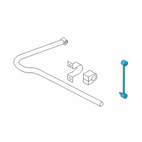 OEM 2003 Nissan Xterra Rod-Connecting, Rear Stabilizer Diagram - 56261-7Z000