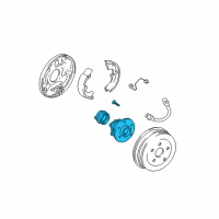 OEM 2006 Toyota Matrix Hub & Bearing Diagram - 42450-01010