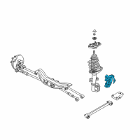 OEM 2002 Buick Century Rear Suspension Knuckle Diagram - 18023002