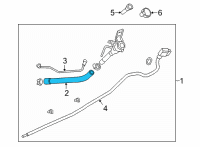 OEM Chevrolet Silverado 3500 HD Filler Hose Diagram - 84639337