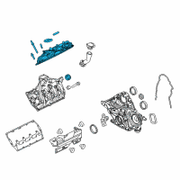 OEM 2015 Ford F-350 Super Duty Valve Cover Diagram - BC3Z-6582-M