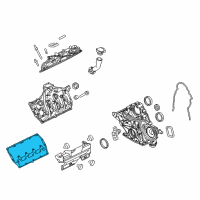 OEM 2020 Ford F-250 Super Duty Valve Cover Gasket Diagram - BC3Z-6584-D