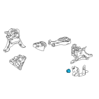 OEM 2019 Toyota C-HR Damper Diagram - 12351-0T320