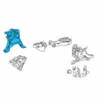 OEM 2021 Toyota C-HR Side Mount Diagram - 12305-0T341