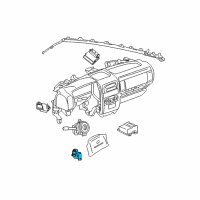 OEM 2002 Jeep Grand Cherokee Sensor-Air Bag Diagram - 56010410AC