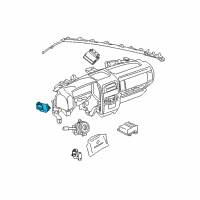 OEM 2003 Jeep Grand Cherokee Sensor-Air Bag Diagram - 56010319AC