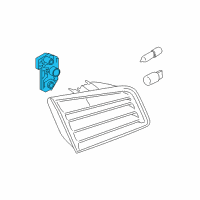 OEM 2014 BMW 535i xDrive Bulb Holder, Rear Light In Trunk Lid, Left Diagram - 63-21-7-344-645