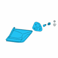 OEM 2015 Honda Civic Taillight Assy., R. Diagram - 33500-TR2-A51